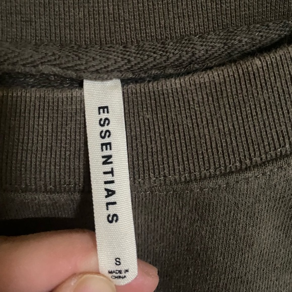 FOG essentials 2017 crewneck zipper size S - Picture 5 of 11